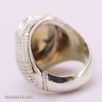 انگشتر شجر اصل مردانه با رکاب حصیری شیخ احمد زنجان کد RN-43