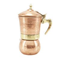 موکاپات مسی دو کاپ دسته برنجی کد AH-69