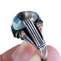 انگشتر در نجف اصل با رکاب نقره چهار چنگ SG-168