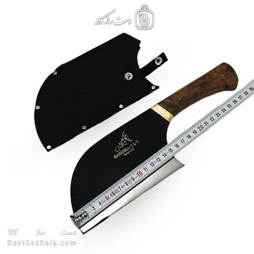 ساطور دست ساز زنجان 29 سانتیمتری با غلاف کد MS-26