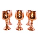 ست گلاسه مسی طرح دار توپی 6 عددی کد SSH-54