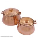 سرویس قابلمه مسی نوزادی مدل تیانچه 2 عددی کد AM-11