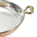 سرویس ماهیتابه مسی زنجان دسته برنجی مجموعه 3 عددی کد AH-159