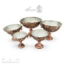 سرویس پذیرایی مسی سیاه قلم زنجان نانو شده در 5 سایز AH-111