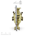 سماور برنجی زغالی کوچک 1 لیتری کد AH-148