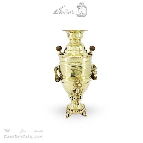 سماور برنجی زغالی کوچک 1 لیتری کد AH-148