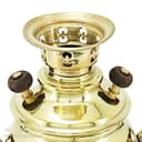 سماور ذغالی برنجی 1 لیتری مدل آینه ای کد AH-150