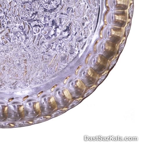 سینی مسی گرد زنجان طرح برجسته 36 سانتی کد SSH-11