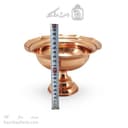 شکلات خوری مسی پایه دار زنجان به قطر 20 سانتیمتری کد AH-128