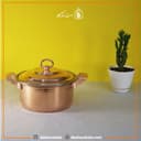 قابلمه مسی اصل زنجان مدل راسته 2 نفره کوچک کد PA-51