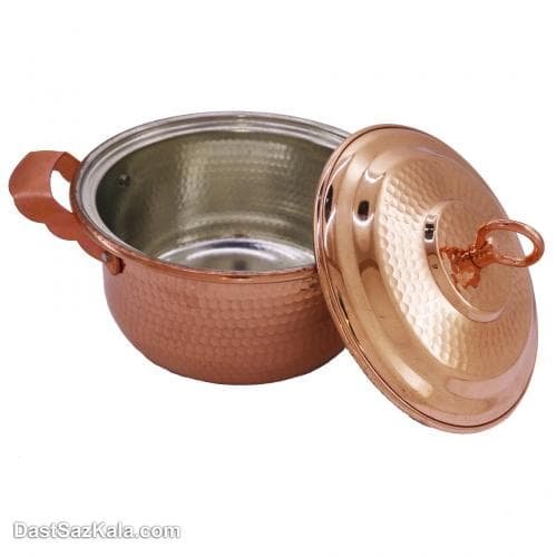 قابلمه مسی اصل زنجان مدل راسته تک نفره کوچک کد PA-50