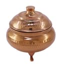 قندان مسی زنجان مدل سفینه ی سه پایه کد AAS-16