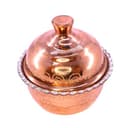 قندان مسی طرح دار مدل انار بزرگ 11 سانتیمتری کد SSH-58