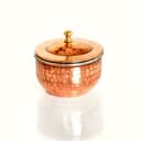 قندان مسی زنجان مدل بلوط 6 سانتیمتری کد NZ-21