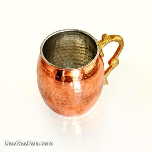 لیوان مسی چکشی طرح ترک کد NZ-20