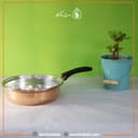 ماهیتابه مسی کوچک زنجان دسته دار سایز 2 کد PA-26