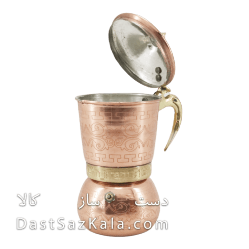 موکاپات مسی دو کاپ دسته برنجی کد AH-69