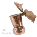 موکاپات مسی چهار کاپ دسته برنجی کد AH-68