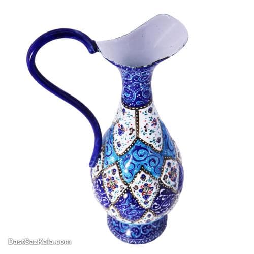 پارچ میناکاری شده مسی 22 سانتی کد LT-77