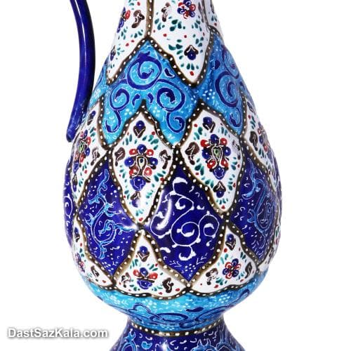 پارچ میناکاری شده مسی 22 سانتی کد LT-77