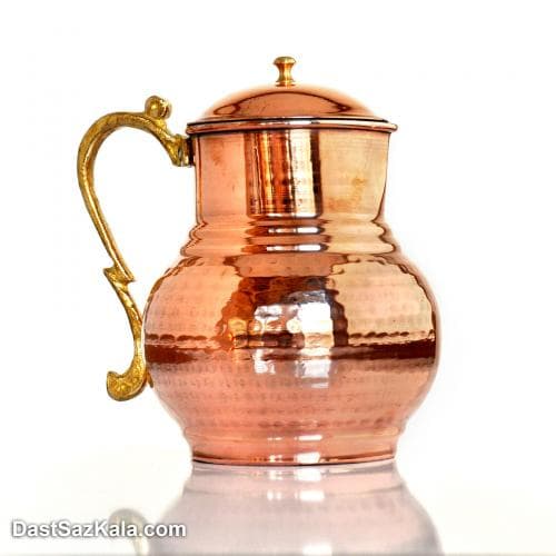 پارچ مسی درب دار زنجان کد NZ-19