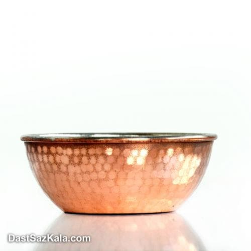 پیاله مسی زنجان چکشی سایز بزرگ کد NZ-12