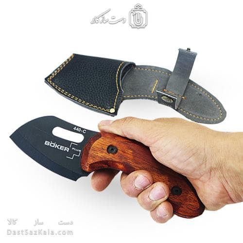 چاقوی مینی بوکر اصل زنجان 20 سانتیمتری با غلاف کد MS-25