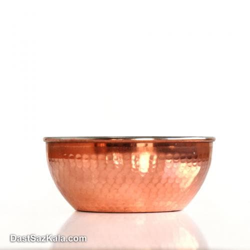 کاسه مسی زنجان چکشی متوسط کد NZ-14