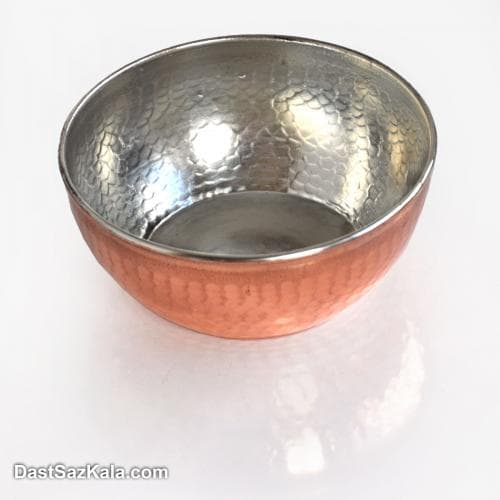 کاسه مسی زنجان چکشی متوسط کد NZ-14