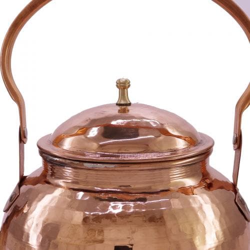 کتری مسی بزرگ زنجان مدل توپی کد AH-10