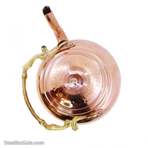 کتری مسی زنجان دسته برنجی کد SSH-23