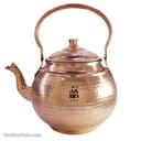 کتری و قوری مسی اصل زنجان مدل نفیس چکشی کد AH-13