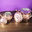 کتری و قوری مسی زنجان چکشی کد PA-19