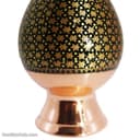 گلدان مسی خاتم کاری اصفهان 25 سانتی مدل موشکی 2 عددی MJ-87