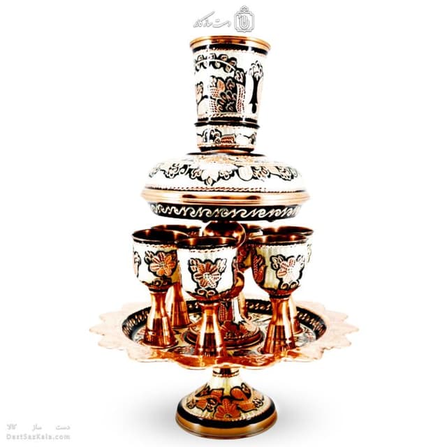 پیک منیجر مسی الماس تراش نقره کوب کد PA-70