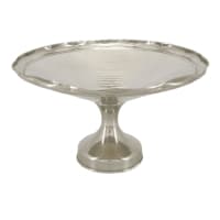 آجیل خوری مسی زنجان با روکش کروم مدل دیبا 27 سانتی کد AH-43