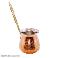 شیر جوش مسی زنجان طرح دار سایز کوچک کد SSH-22