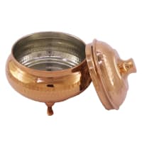 قندان مسی زنجان مدل سفینه ی سه پایه کد AAS-16