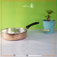 ماهیتابه مسی بزرگ راسته زنجان سایز 2 کد PA-30