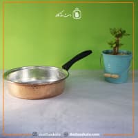 ماهیتابه مسی بزرگ زنجان دسته دار سایز 3 کد PA-28