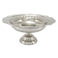 میوه خوری مسی سفید پایه دار جدید قطر 32 سانتیمتری کد AH-71