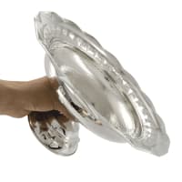 میوه خوری مسی سفید پایه دار جدید قطر 32 سانتیمتری کد AH-71