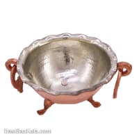 کاسه مسی سه پایه نقلی کد AM-14