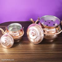 کتری و قوری مسی زنجان چکشی کد PA-19