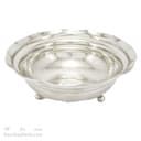 آجیل خوری مسی سفید سه پایه کوتاه جدید 25 سانتیمتری کد AH-93