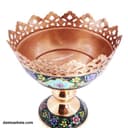 آجیل خوری پایه دار مسی میناکاری طرح پرداز نانو شده کد MJ-46