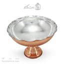 آجیل خوری مسی پایه دار زنجان مدل خورشیدی کد AAS-13