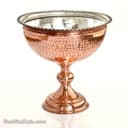 آجیل خوری مسی چکشی پایه دار بزرگ کد NZ-26