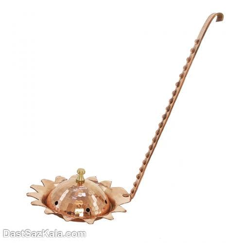 اسپند دود کن مسی دسته دار مدل خورشیدی کد PA-12