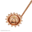 اسپند دود کن مسی دسته دار مدل خورشیدی کد PA-12